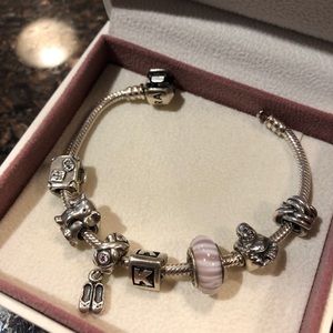 Pandora sterling silver love knot **charm only**